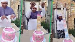 Man Gives Mother Money Cake With Over KSh 3k for 58th Birthday in Emotional TikTok Video