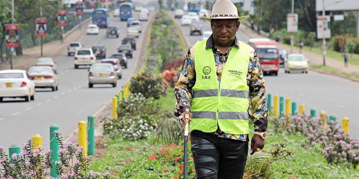 Image result for tough talking Nairobi county governor mike sonko inspecting nairobi roads"