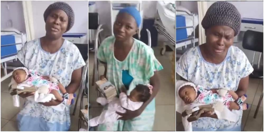 The new mums were held in the hospital for over two months