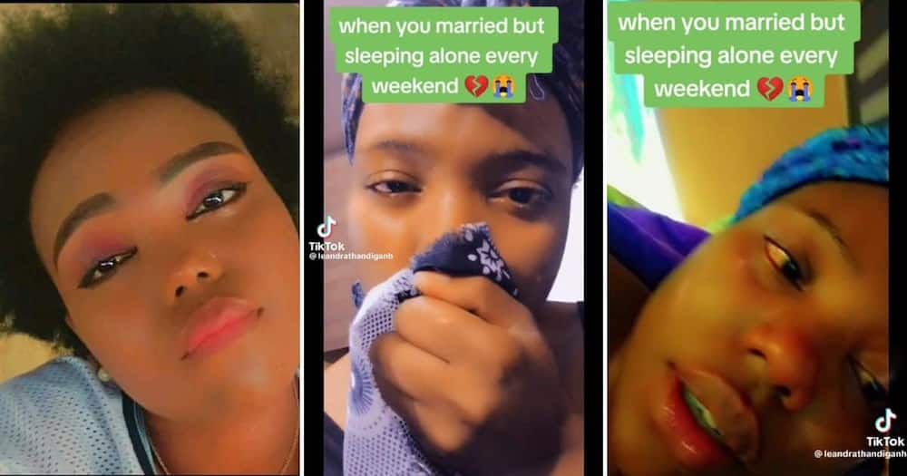 Married woman cries on TikTok about her disappearing husband
