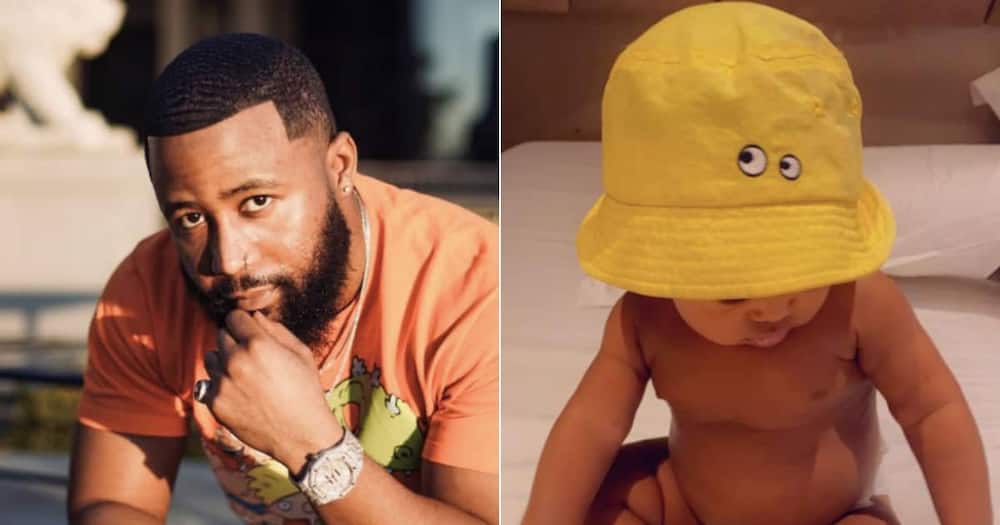 Baby Khotso gets an iconic ponytail like his daddy Cassper Nyovest