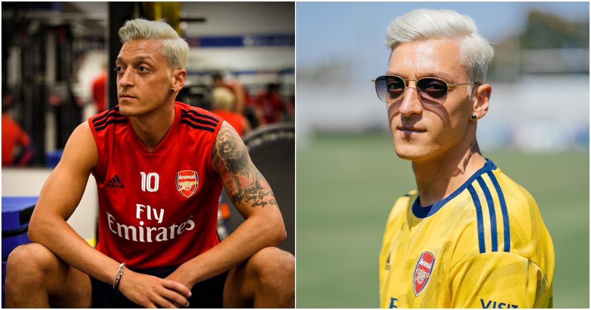 Mesut Ozil: Arsenal star wears new hairstyle after losing 