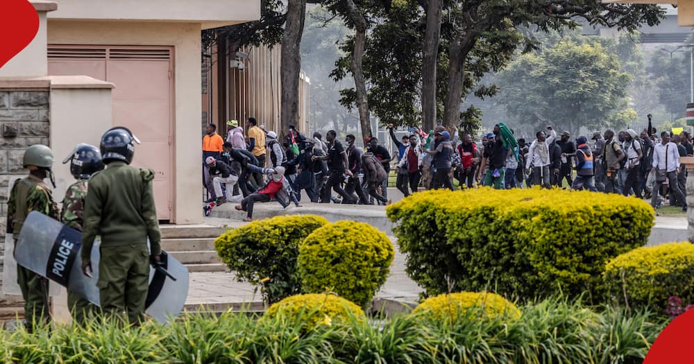 DCI releases images of protesters who stormed the Parliament.