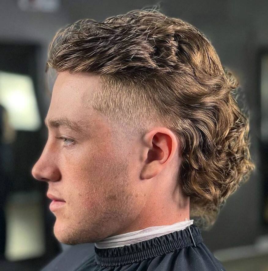 burst fade mullet