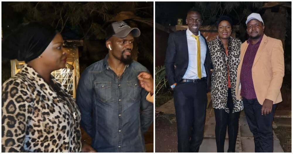 Trevor Ombija and Macdonald attends Suzanna Owiyo's birthday party.