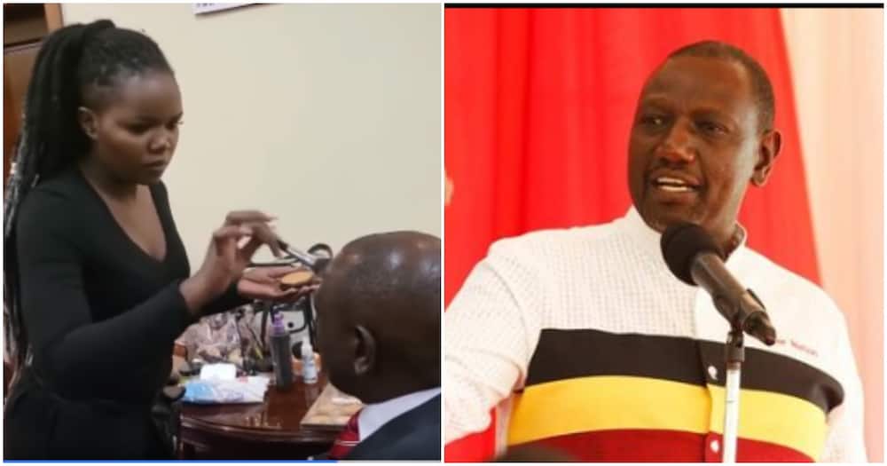 William Ruto's Before and After Make-up Session Tickles Kenyans - Tuko.co.ke