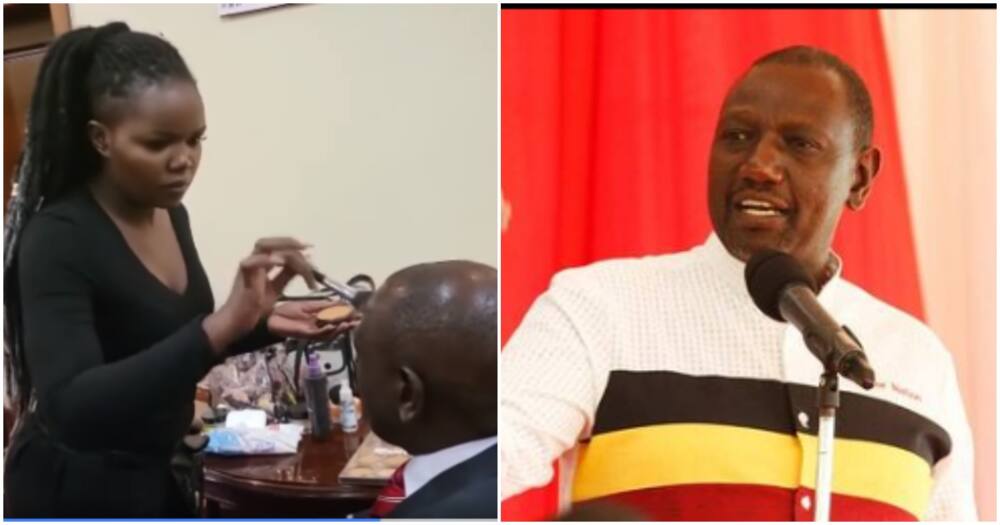 William Ruto's Before and After Make-up Session Tickles Kenyans - Tuko.co.ke