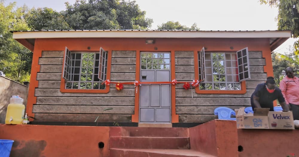 John Njenga: Police officers build permanent house for family of late cop