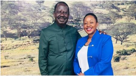 Sabina Chege, Raila Odinga Stun in Classy Outfits During Meetup: "We Continue to Celebrate This Man"