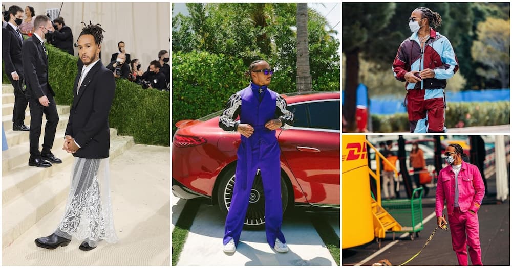 Lewis Hamilton: 7 Photos of Legendary F1 Driver Showing off His Colourful and Futuristic Clothes.