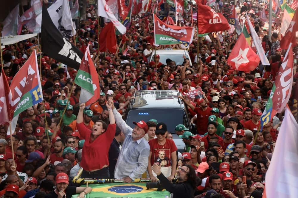 Lula is known for fiery speeches and energetic performances at rallies