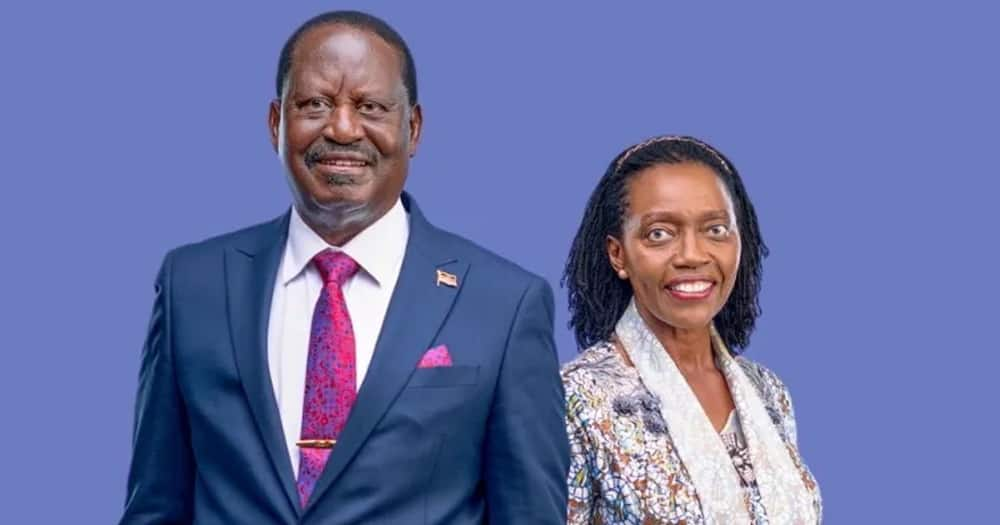 Raila Odinga and Martha Karua.