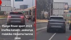 Swanky Range Rover Sport 2023 Worth KSh 15m Spotted on Nairobi Expressway