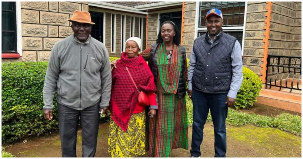 Junet Mohammed and Karua's parents.