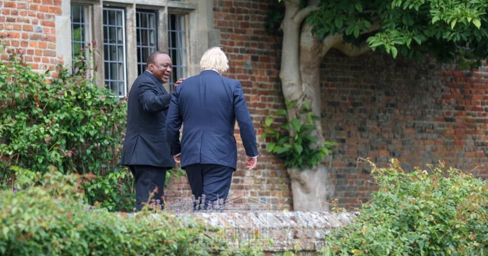 President Uhuru Kenyatta arrived in the United Kingdom on Tuesday, July 27.