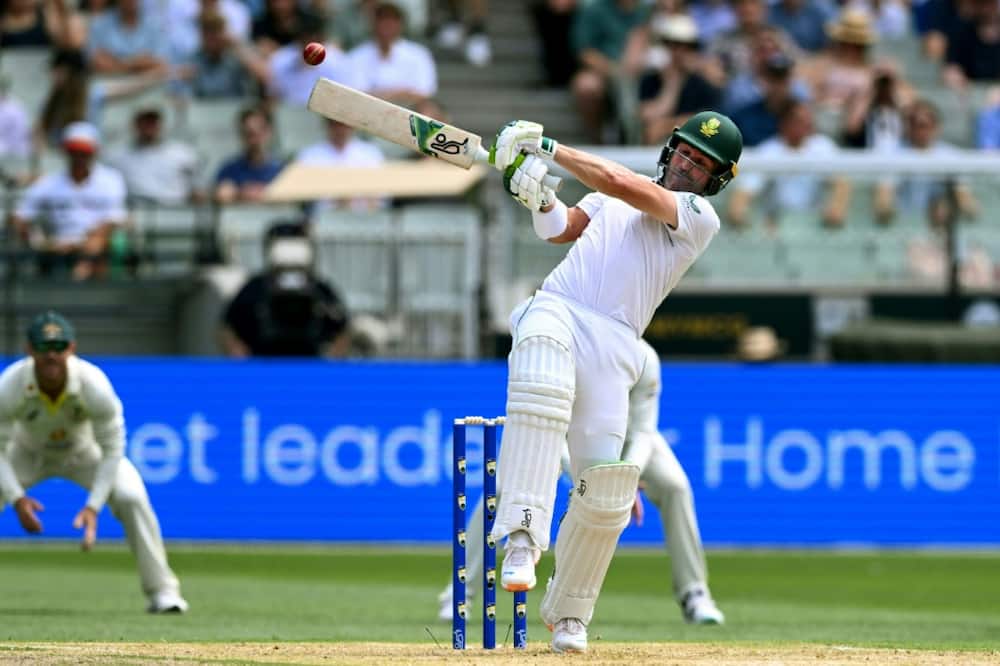 South African captain Dean Elgar rode his luck in the second Test against Australia