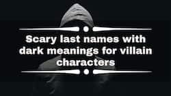 Scary last names with dark meanings for villain characters