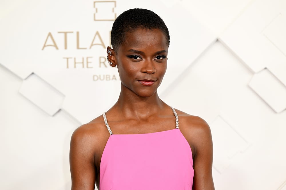 Letitia Wright attends the Grand Reveal Weekend for Atlantis The Royal