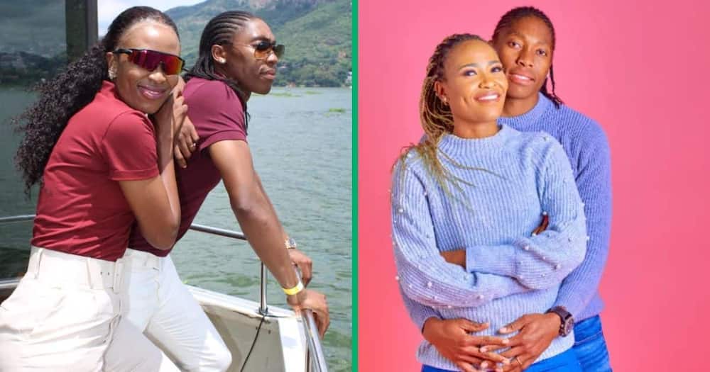 South African athlete, Caster Semenya and her wife celebrated a milestone in their marriage.