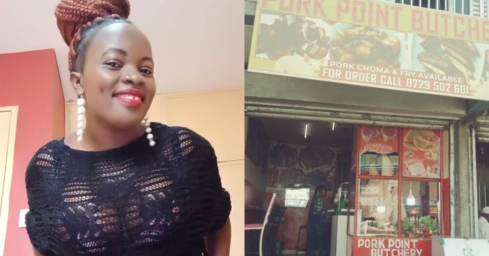 Mary Nkatha owns a chain of pork butcheries in Nairobi.