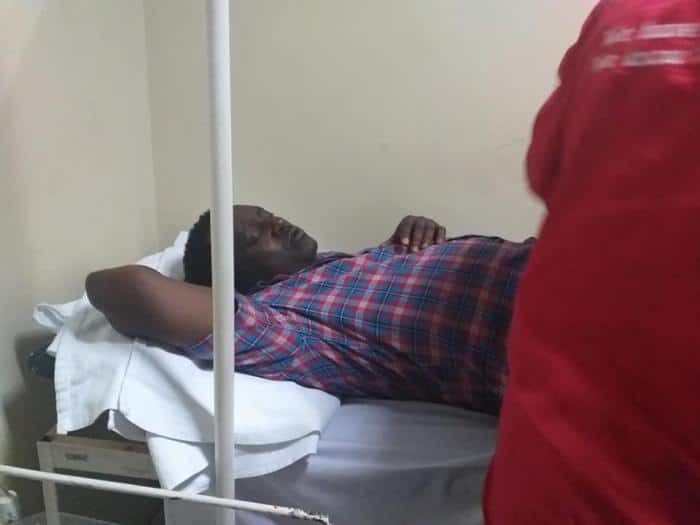 Kikuyu benga artist Kamande Wa Kioi hospitalised after road accident