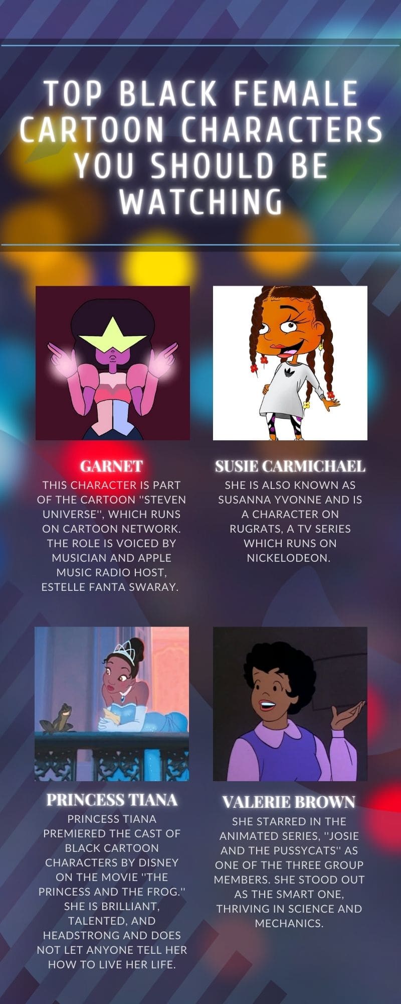 black female cartoon characters