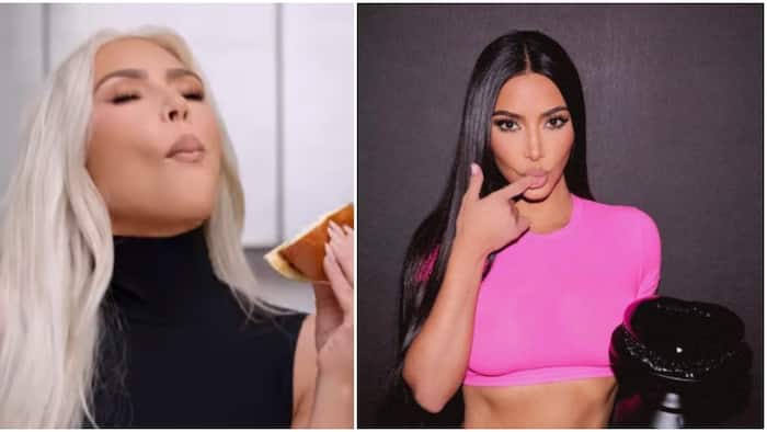 Kim Kardashian slammed for 'pretending' to eat plant-based meat in hilarious advert: "You didn’t even eat"