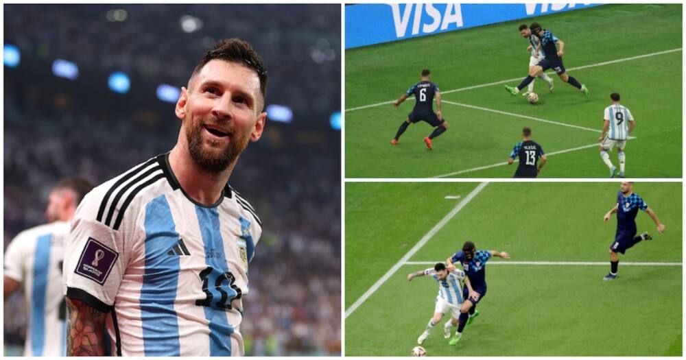 Lionel Messi alichonga pasi tamu iliyochangia Argentina kupiga Croatia 3-0.