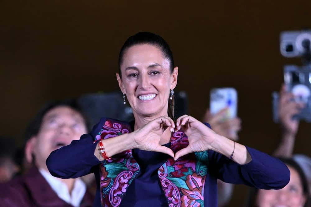Claudia Sheinbaum celebrates her victory in Mexico's presidential election