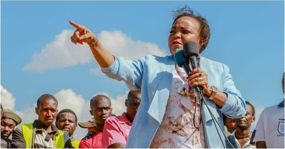 Purity Ngirici asked Kirinyaga residents to choose the president of their choice.