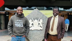 Boniface Mwangi Hangs Out with Okiya Omtatah after Raid on His Office: "Voice of the People"