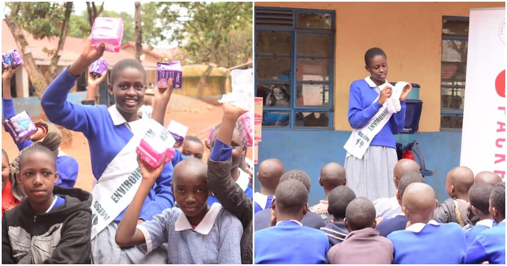 Laura is a 14-year-old philanthropist from Vihiga county.