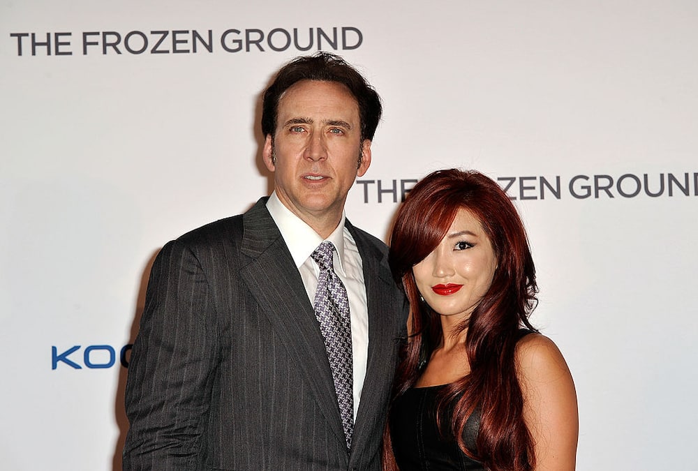 Alice Kim and Nicolas Cage