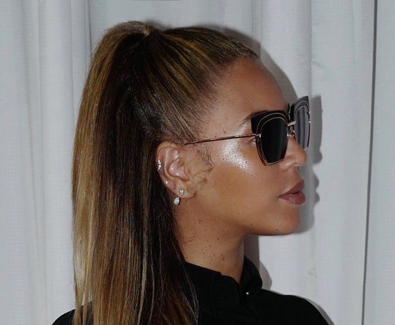 7 photos of Beyonce natural hair