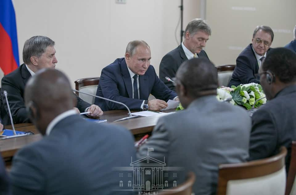 Uhuru meets Russian President Vladimir Putin, resolve to establish business council for trade