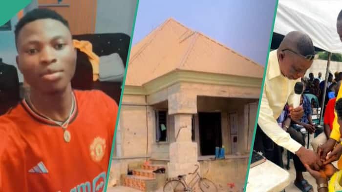 Man Spends 5 Months to Build Bungalow for Parents, Furnishes it and Presents House to Them