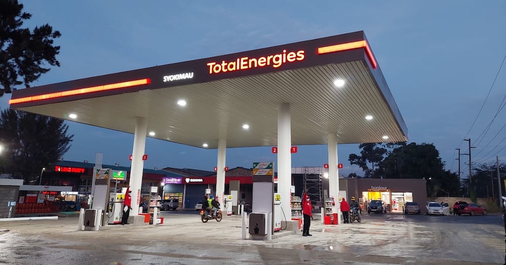 TotalEnergies Petrol Station in Syokimau, Machakos county.