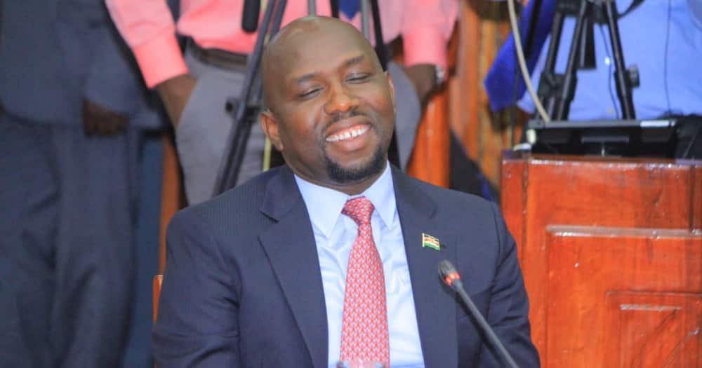 Kipchumba Murkomen appeared before the Committee on Appointments.