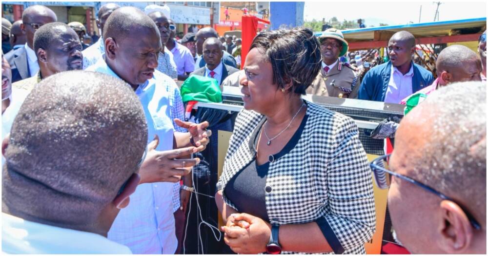 Gladys Wanga and William Ruto