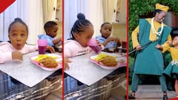 Diana Marua Concerned as Kids Heaven and Majesty Devour Chips, Kuku: "Not Healthy for You"