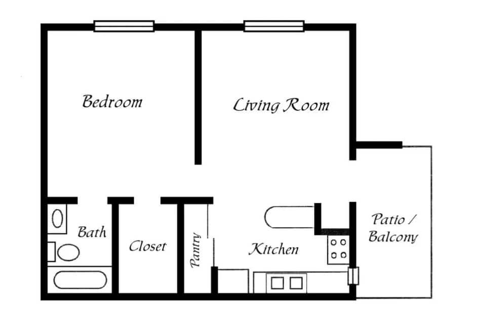 simple store floor plan