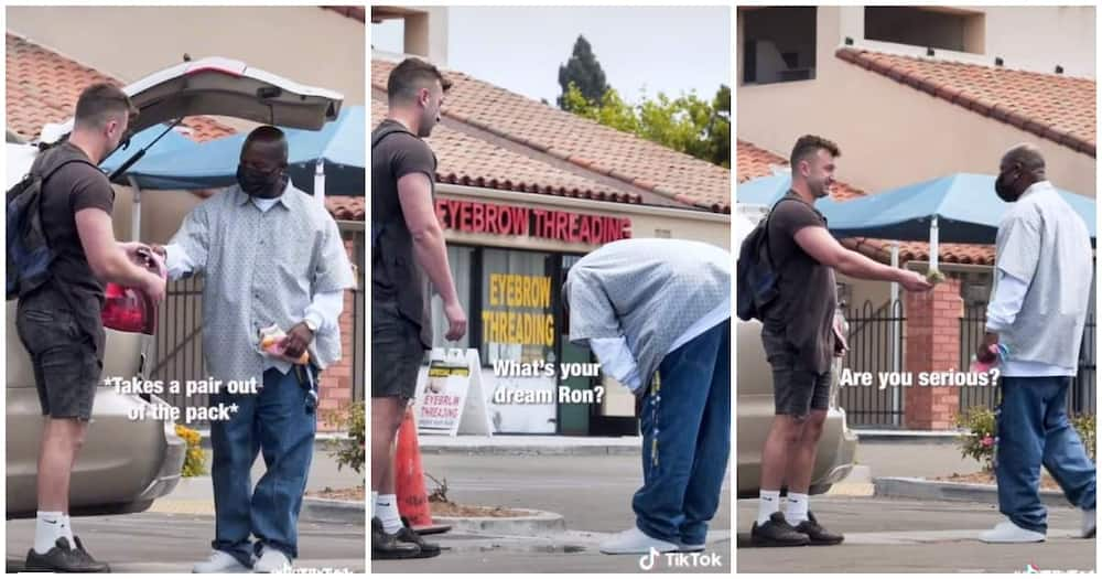 Zachery Dereniowski, black socks seller, N415k cash gift, kindness, white man