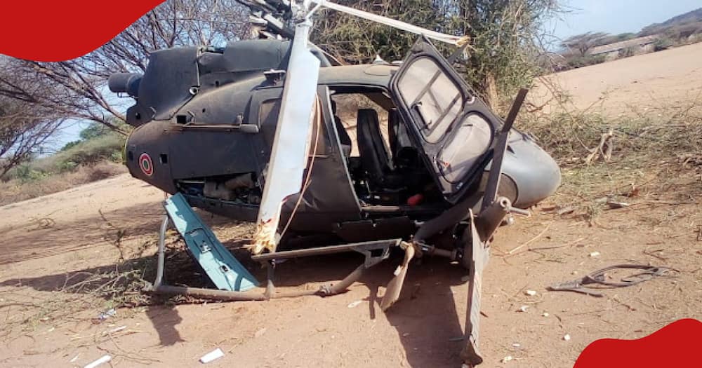 Past KDF helicopter crash.