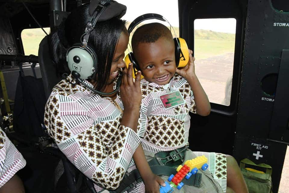 KDF hosts highly talented 3-year-old boy who knows all military fighter jets by name