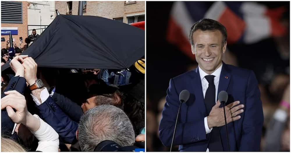 French President Macron.