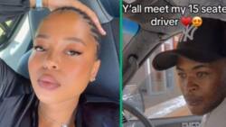 Woman Shows Off Taxi Driver Bae in TikTok Video, Netizens In love with Romantic Moment