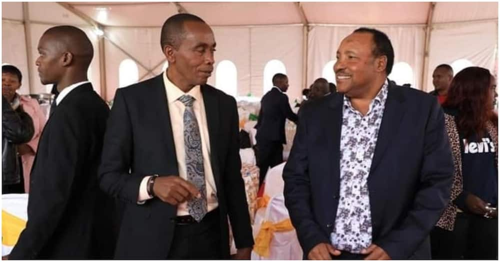 Kimani Wamatangi and Ferdinand Waititu.