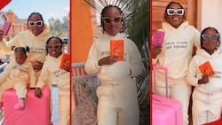 Jackie Matubia, Daughters Embark on Luxurious Vacation in Matching Attires