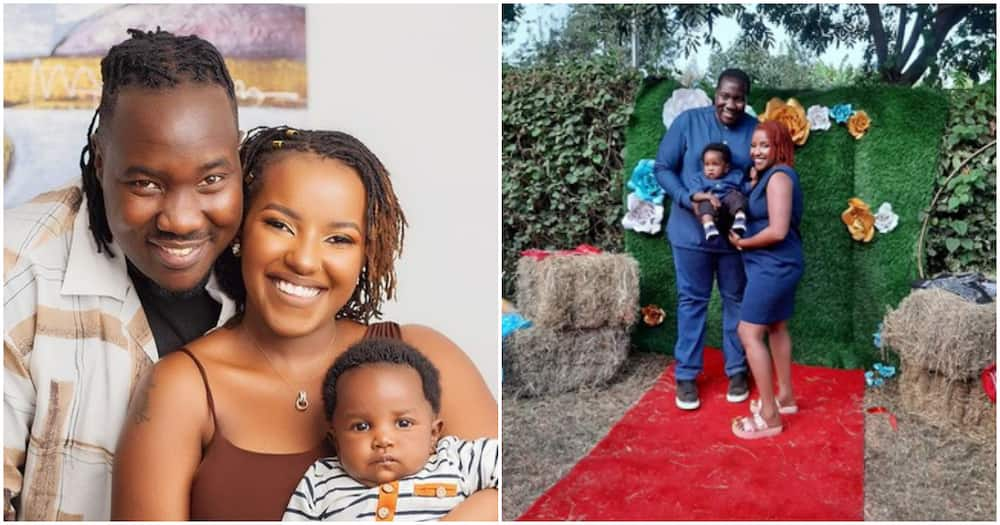 Willis Raburu, Lover Ivy Namu Hold Lavish Party for son.