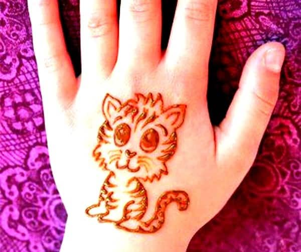 mehndi designs for kids